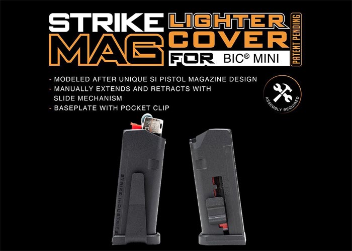 SI Strike Mag Lighter Cover For BIC Mini