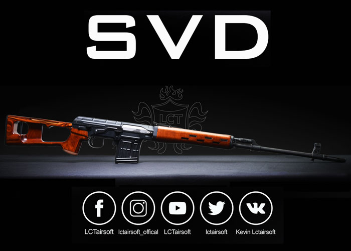 LCT Airsoft SVD AEG Now Shipping 