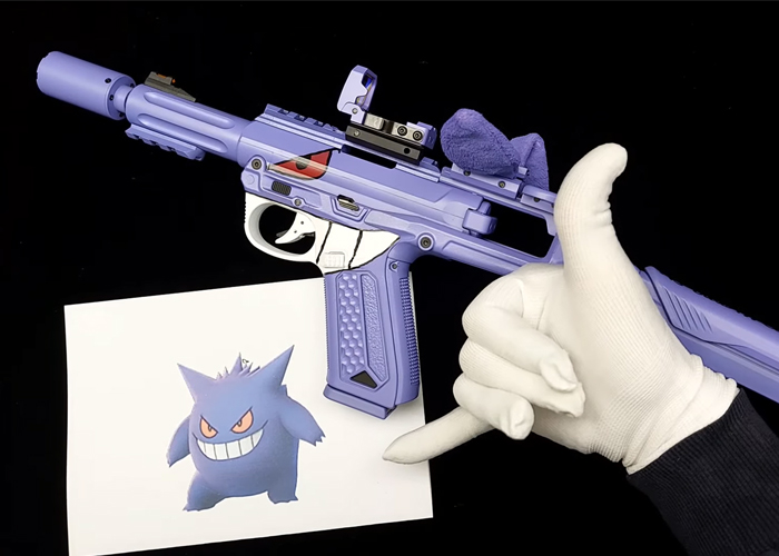 NikkSakk Extreme Airsoft Custom AAP-01 Gengar Edition