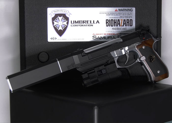 Airsoft Mike: Tokyo Marui Biohazard Samurai Edge Albert W. Model 01