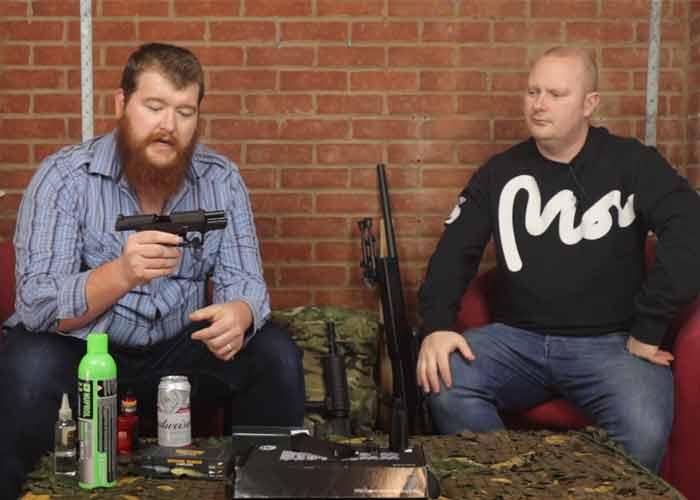 Eagle Airsoft WE Airsoft God Of War GBB Pistol Review