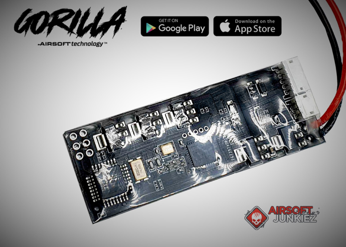 Airsoftjunkiez Gorilla Airsoft FCU & MTW Trigger Board with Bluetooth