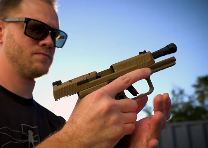 Evike.com Cybergun/EMG Canik x SAI TP9 Elite Combat GBB Pistol
