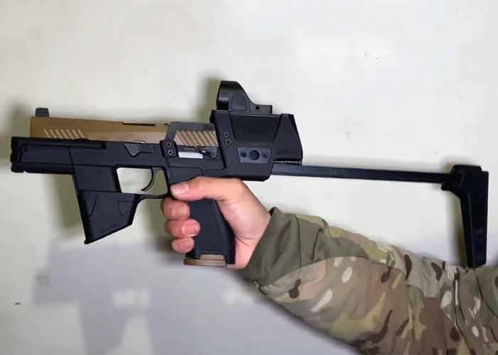 Han Woo Flux MP-17-Style Chassis For SIG Air M17
