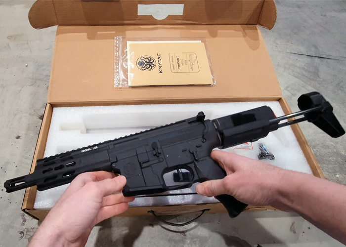 Happy's Airsoft Krytac Trident PDW With Option No. 1 Brushless Motor 