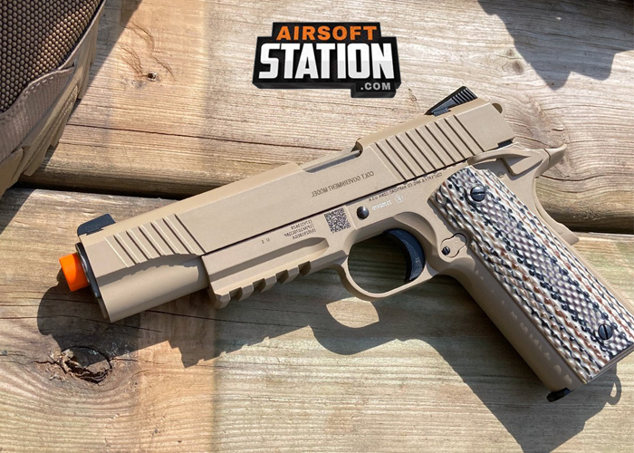 Airsoft Station Colt 1911 M45A1 CO2 Rail Gun