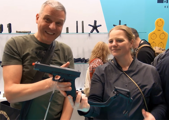 BB2K Airsoft IWA 2022: FAB Defense Cobra Glock stock