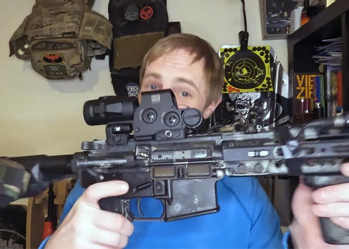 Ollie Talks Airsoft Guns Modify Mag Catch for the Marui MWS