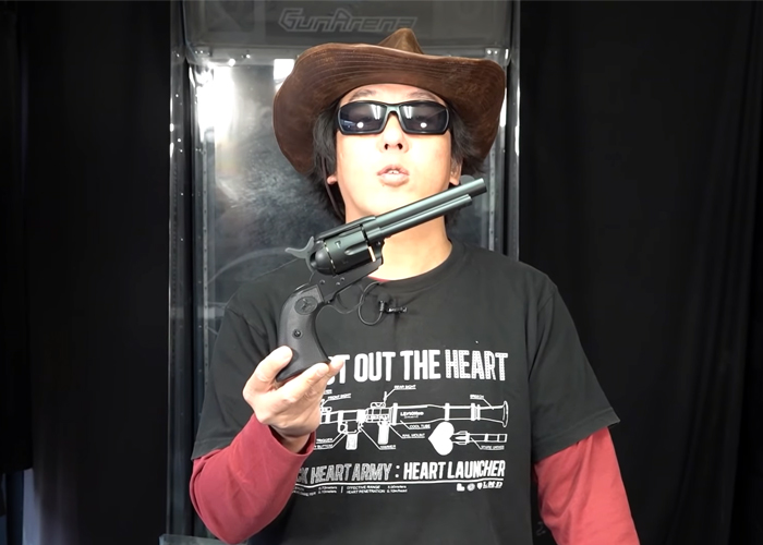 Hyperdouraku's Tokyo Marui SAA.45 Artillery Revolver Review