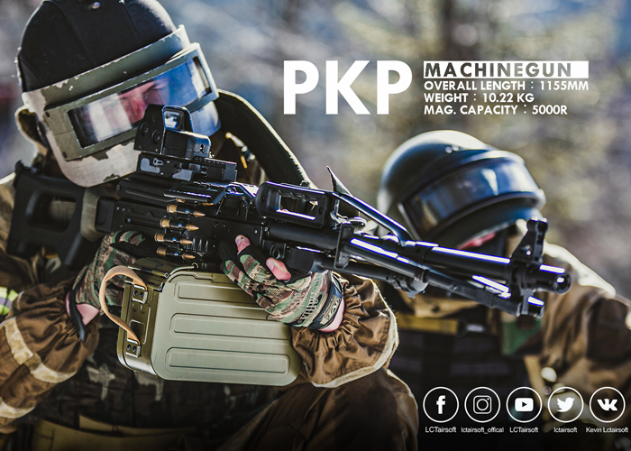 LCT Airsoft PKP & RPD Classic Machine Gun Loadouts Popular Airsoft