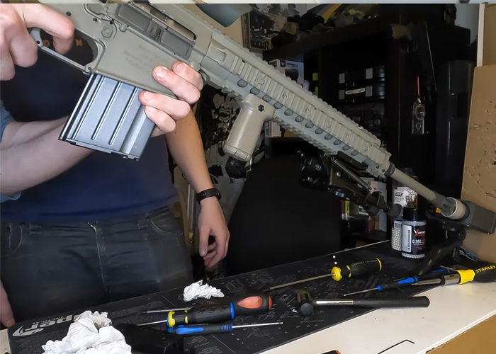 Ollie Talks Airsoft VFC M110 NPAS Installation