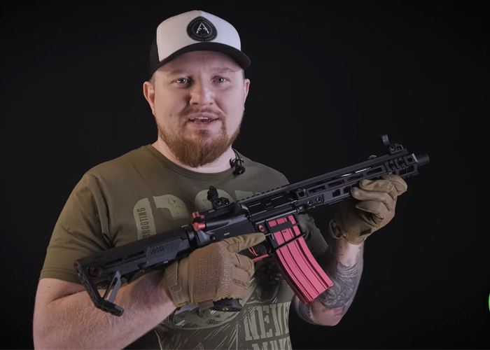Airsoft Sports East Crane MK4 10" M-Lok EC-643RED-UP AEG