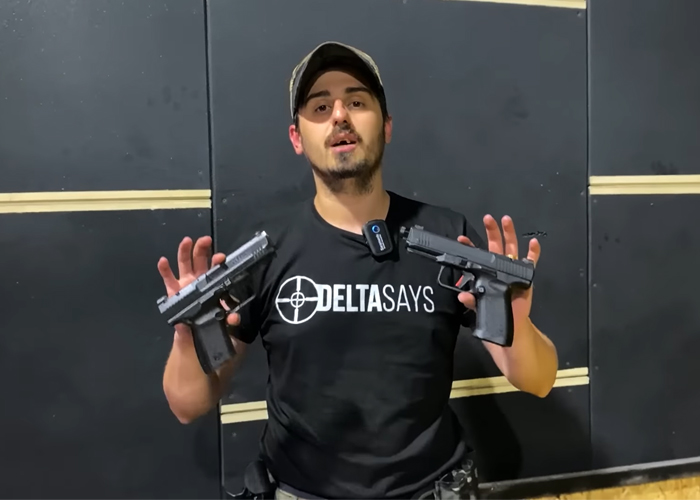 Delta Says Comparison Of The Real & Airsoft CANiK TP-9 Combat Elite Pistols