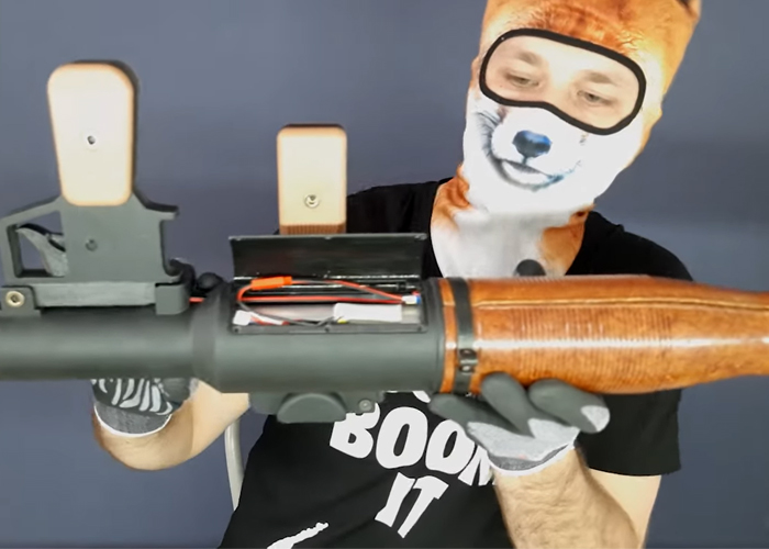 HeavyBarrel RU Testing A 3D-Printed RPG-7 Airsoft Launcher