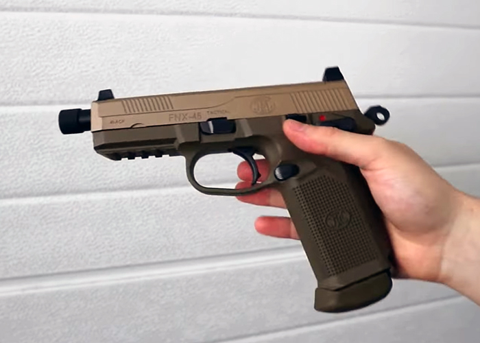 Pandarra Airsoft Tokyo Marui FNX-45 Tactical GBB Pistol