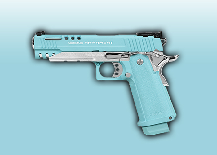 G&G GPM1911 CP Macaron Blue GBB Pistol Popular Airsoft To