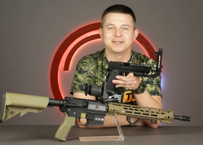 Gunfire Shooting Zombies With Airsoft Guns Using Virtual Shot