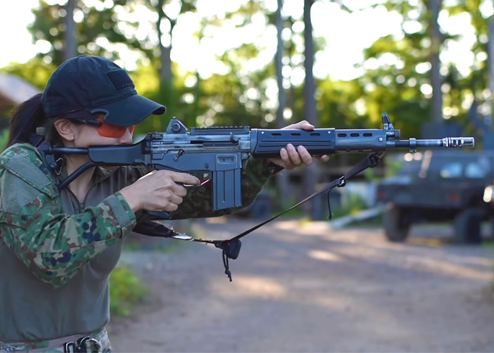 Lilly Airsoft With The Tokyo Marui Type 89 Gas Blowback Rifle