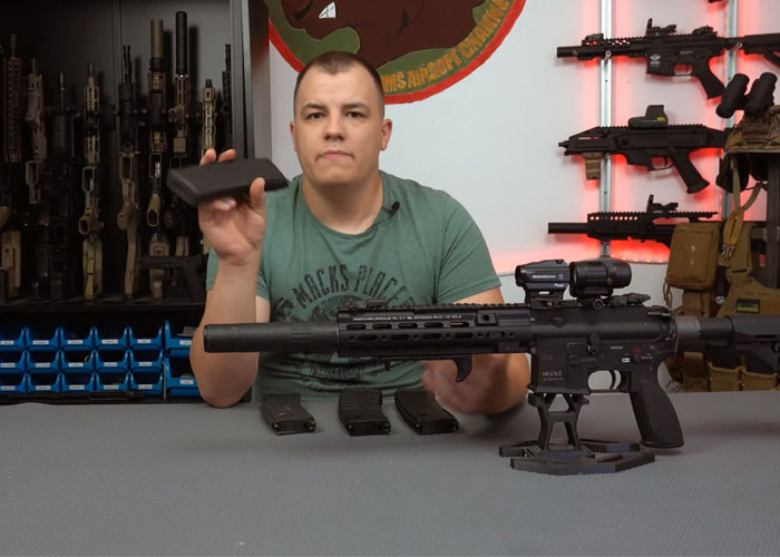 Tom's Airsoft Channel:  Using The PTS EPM Magazine KWA 416D GBBR