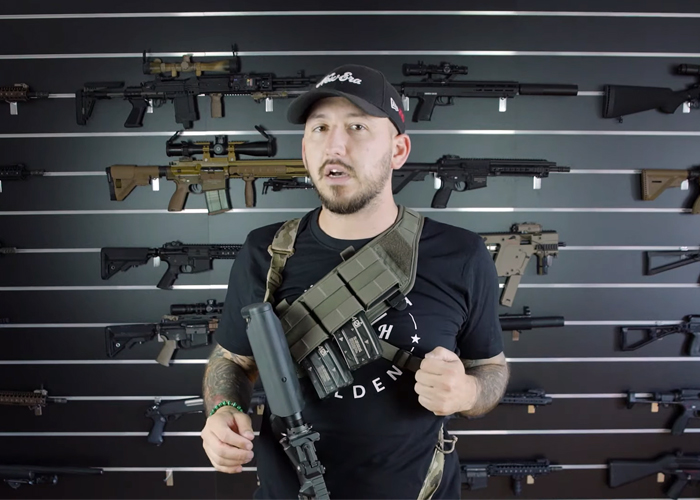 Airsoft Helden C13 INVRT Bandoleer With Esstac Mag Pouch