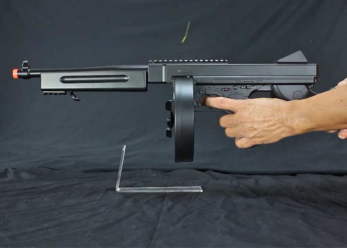 Tommy Airsoft Gun With Drum Mag M1A1 SMG A Full Auto Popular Airsoft