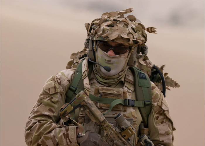 Beez Combat Systems Predator Ghillie Helmet Cover 