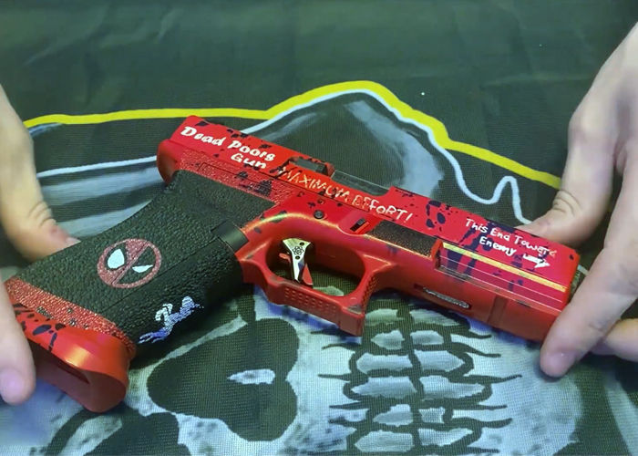Ascend DP17 Deadpool Custom Metal Version GBB Pistol Popular Airsoft