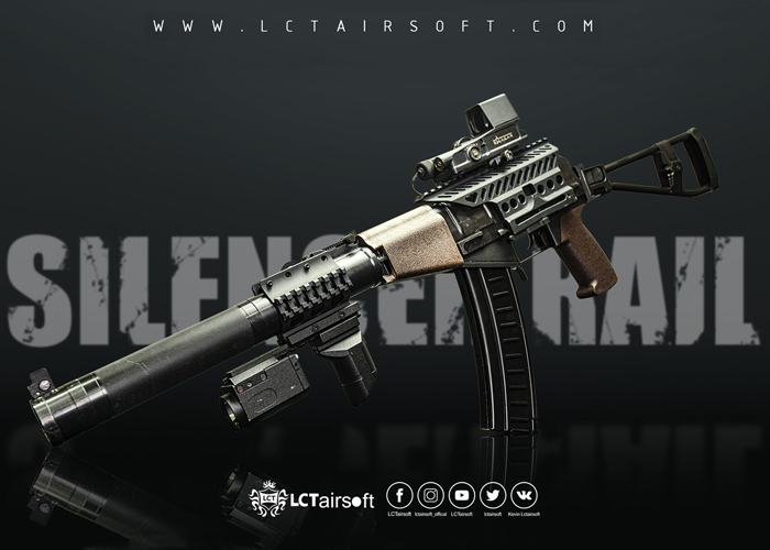 LCT Airsoft Silencer Rail Accessories