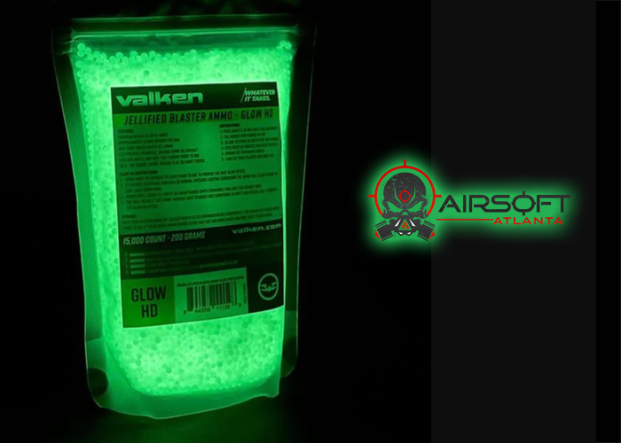 Valken GelBlaster Ammo GLOW Tracer HD At Airsoft Atlanta Popular