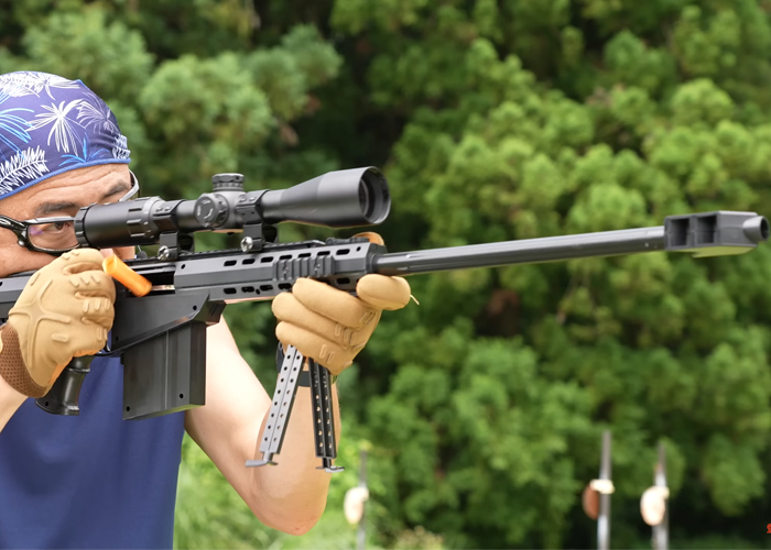 Mach Sakai Tests A Barrett M82 Nerf Blaster