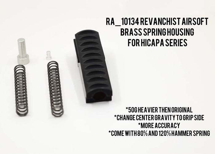 Revanchist Airsoft Brass Spring Housing For Hi-Capa Series