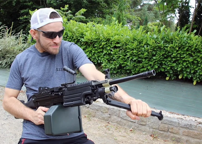 A&K FN M249 MKII SAW With Vinc Gearbox Custom Popular Airsoft