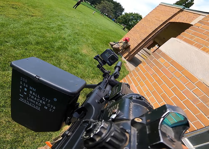 Airsoft Alfonse Abandoned Hospital VFC MG4 Airsoft AEG Gameplay