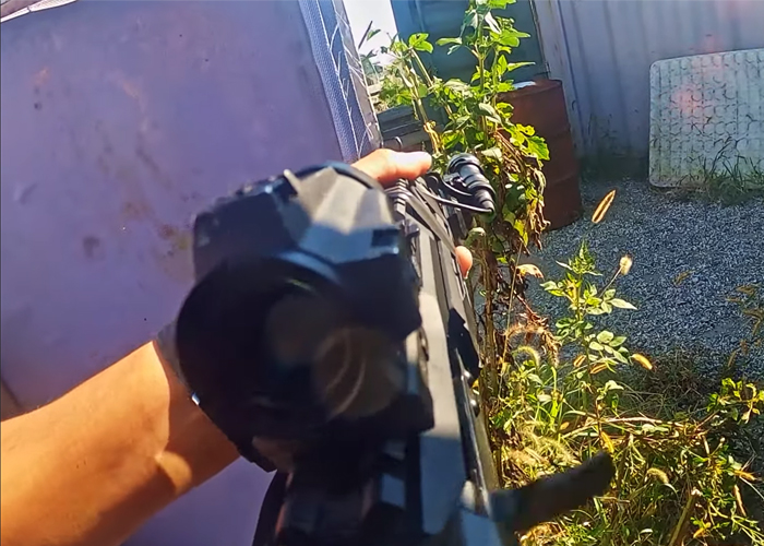 Maydaysan Airsoft Custom DEVILSIX Airsoft AK Gas Blowback Rifle