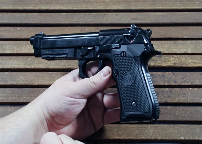 Timerzanov Airsoft: WE Beretta M9A1 Gas Blowback Pistol