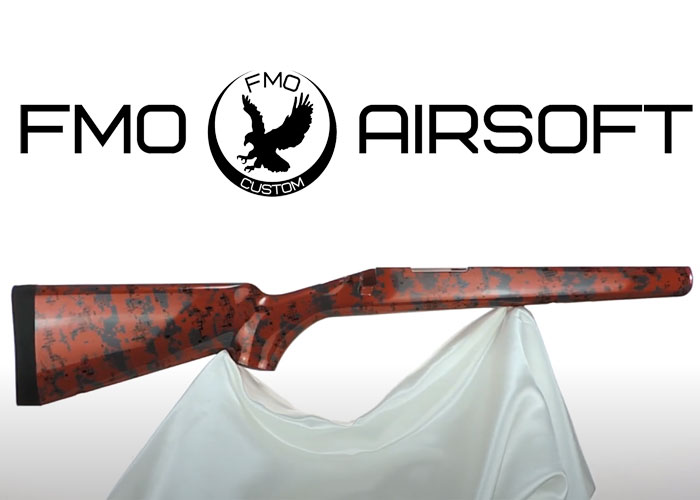 FMO Airsoft VSR-10 Digital Camouflage Metallic Red Version