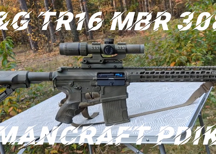 Woodland Raiders G&G TR16 MBR 308WH With Mancraft PDiK Test