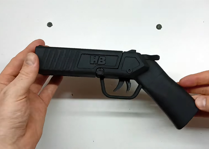 Heavy Barrel RU 3D Printed Airsoft Shotgun 