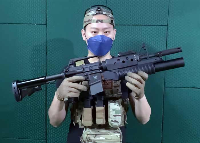 Jeff The Kid With VFC Colt XM177E2 x G&P M203 Grenade Launcher