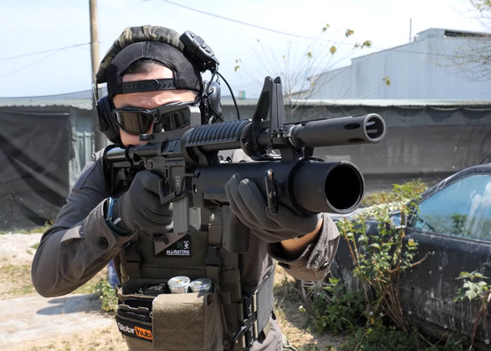 4UAD Smart Airsoft VFC XM177 + XM148 Unboxing ASMR