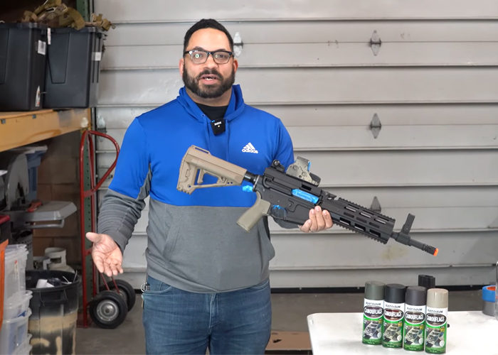 Airsoft Headquarters How A US Army Veteran Paints An Airsoft Rifle
