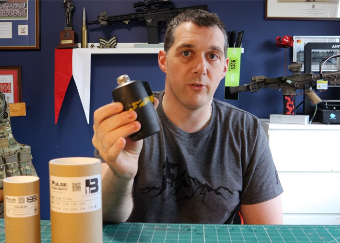 Pulse Armaments B1 Variable .209 & Dynatex Timed Grenades For Airsoft