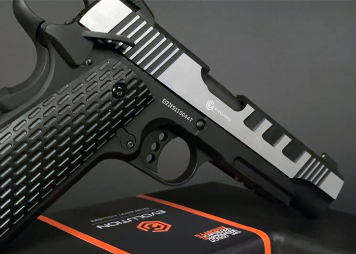 Evolution E 911 Silver GBB Pistol Quick Look