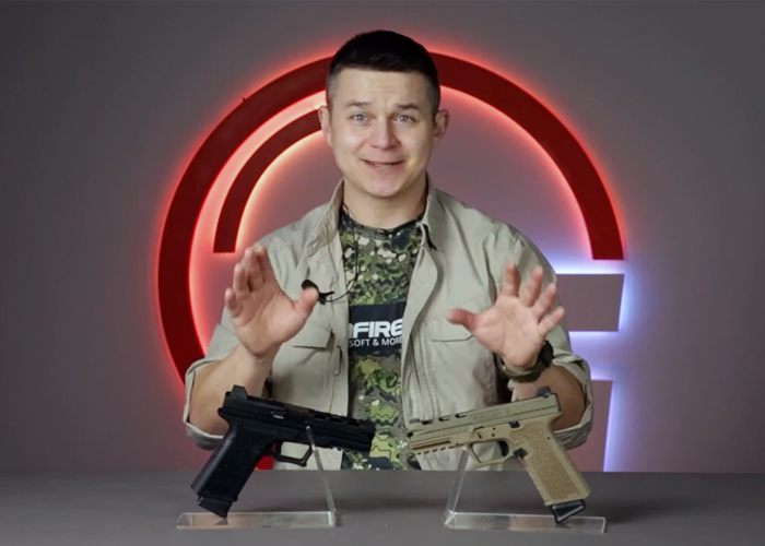 Gunfire: Orion No.2 Combat GBB Pistol With A "Triple" Cyclops Rear Sight