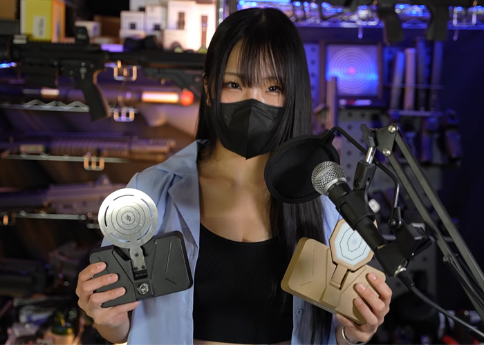 Mana Tries The E-Shooter Sentry Targets