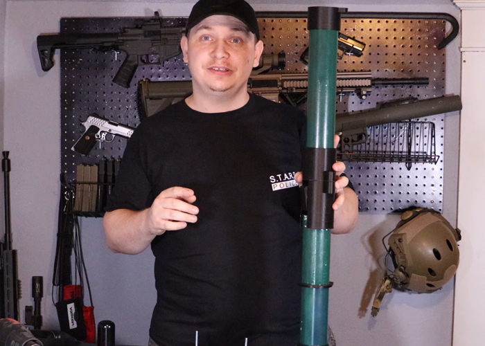 Pantheon Tactical 3D-Printed XE-15 Cheap Anti-Tank Launcher For Airsoft