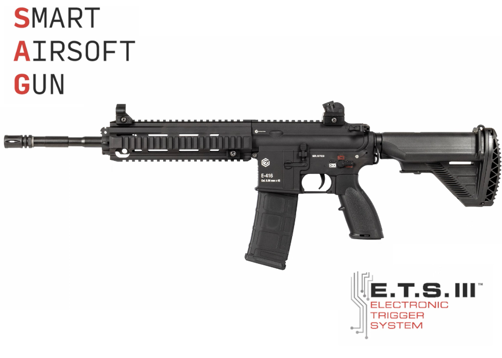 Evolution Airsoft Hard Core Series E-416 Smart Airsoft Guns