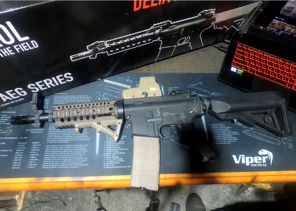 Tactical Dads Airsoft Nuprol Delta  Pioneer Defender AEG