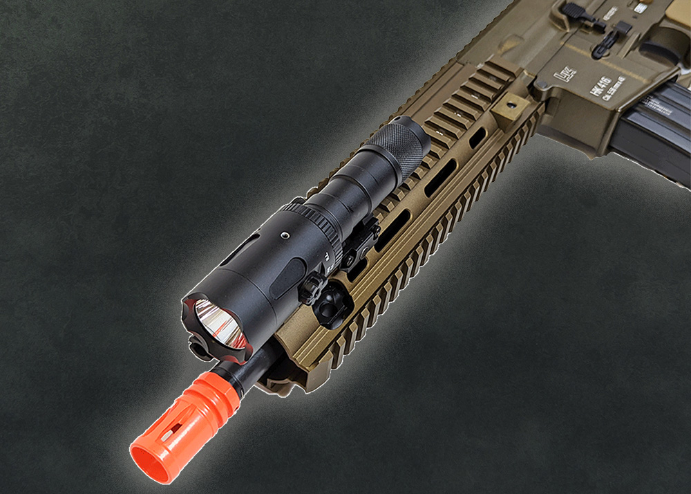 AEX MEGALIGHT Rifle Light/Green Laser Combo