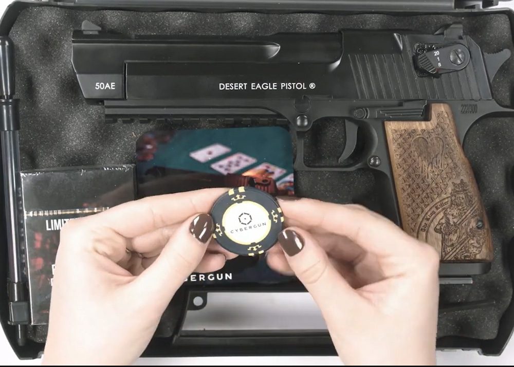 Destockage Games Cybergun Desert Eagle .50AE Poker Edition